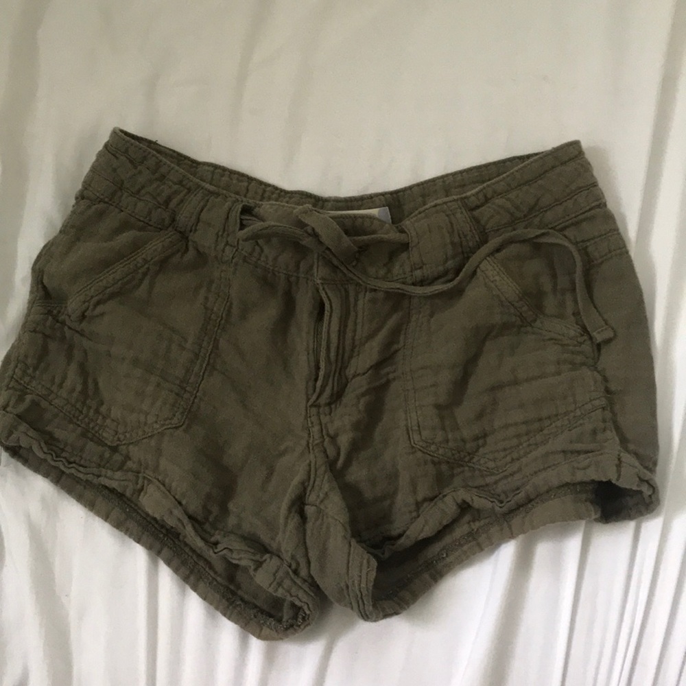 Green shorts